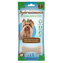 Зубочистики-Кальциевые для мелких пород собак, 60 г